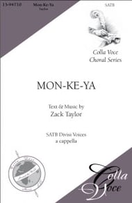 Mon-Ke-Ya SATB choral sheet music cover Thumbnail